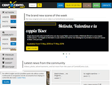 Tablet Screenshot of centoxcento.net